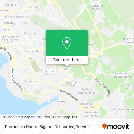 Parrocchia Nostra Signora Di Lourdes map
