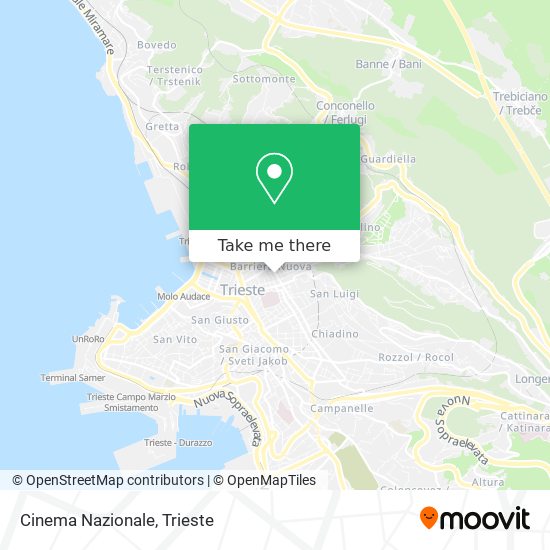 Cinema Nazionale map