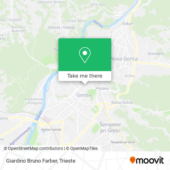 Giardino Bruno Farber map
