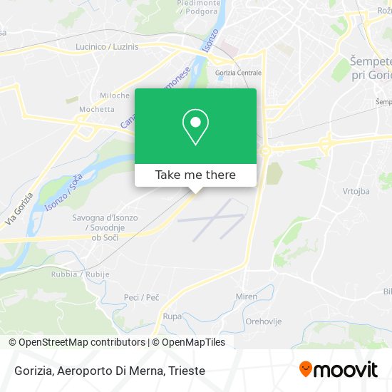 Gorizia, Aeroporto Di Merna map