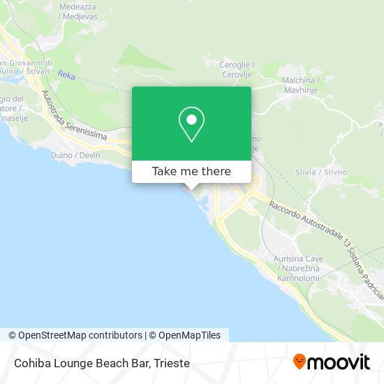 Cohiba Lounge Beach Bar map