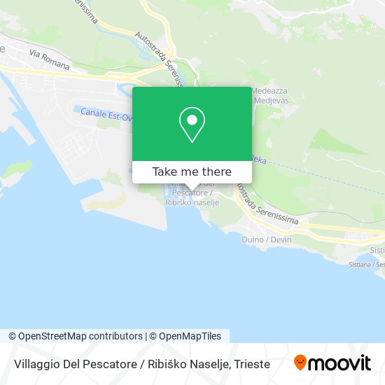 Villaggio Del Pescatore / Ribiško Naselje map