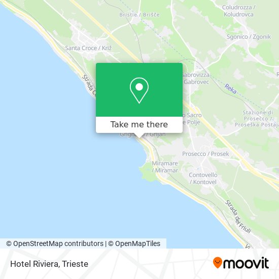 Hotel Riviera map