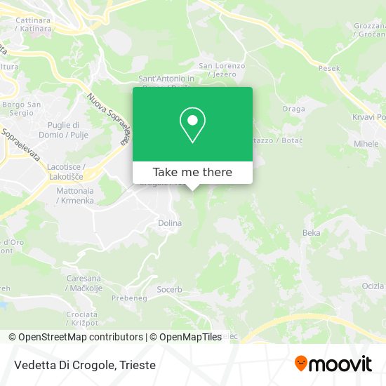 Vedetta Di Crogole map