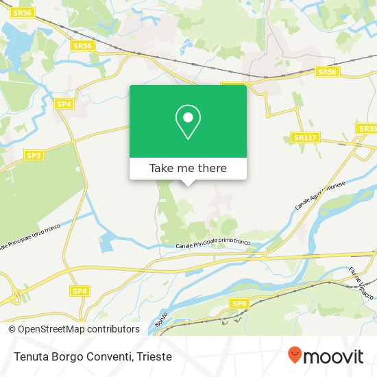 Tenuta Borgo Conventi map