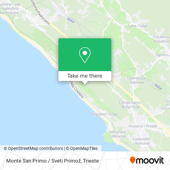 Monte San Primo / Sveti Primož map