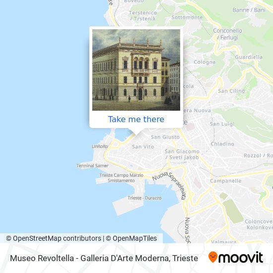 Museo Revoltella - Galleria D'Arte Moderna map