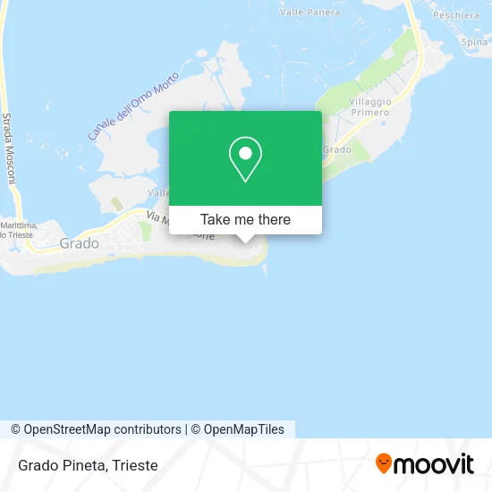 Grado Pineta map