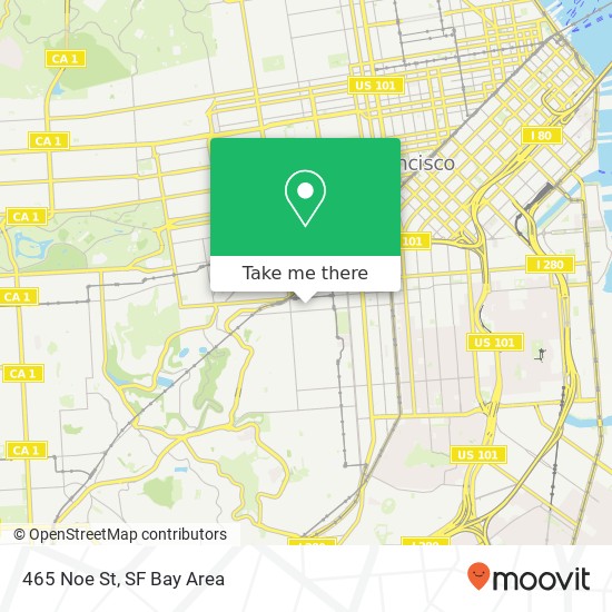 Mapa de 465 Noe St