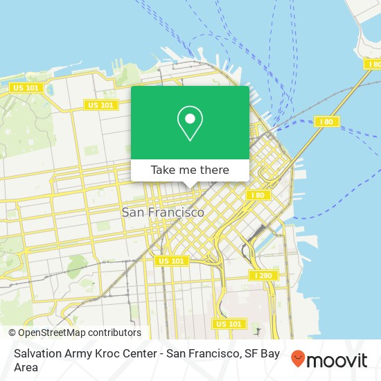 Salvation Army Kroc Center - San Francisco map