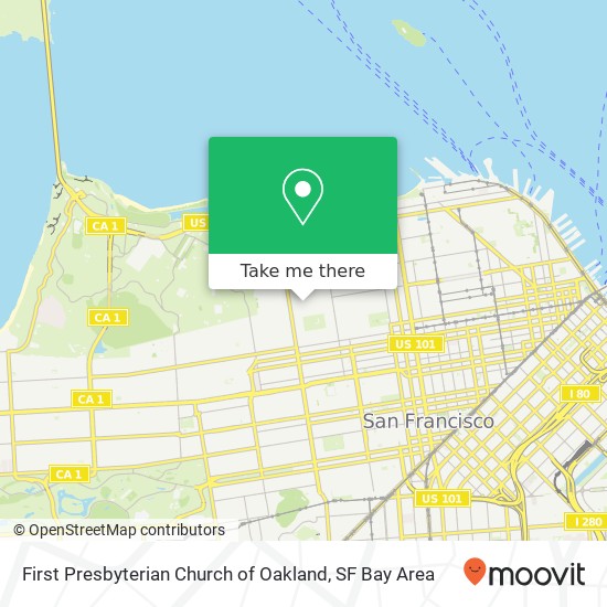 Mapa de First Presbyterian Church of Oakland