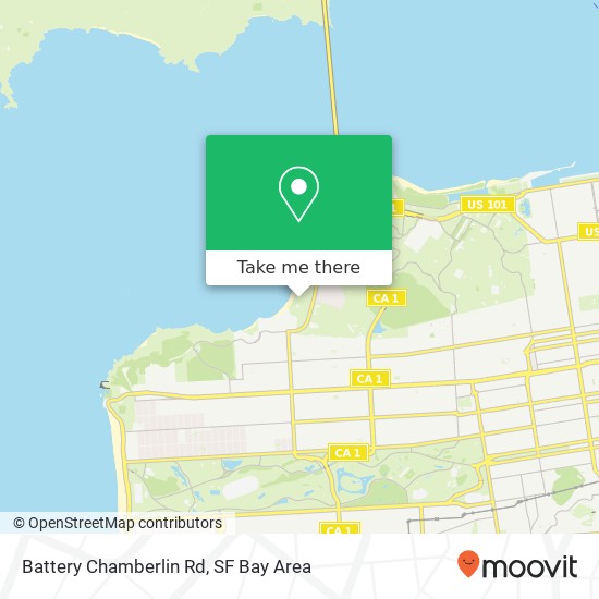 Battery Chamberlin Rd map