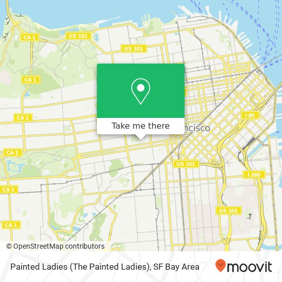 Mapa de Painted Ladies (The Painted Ladies)