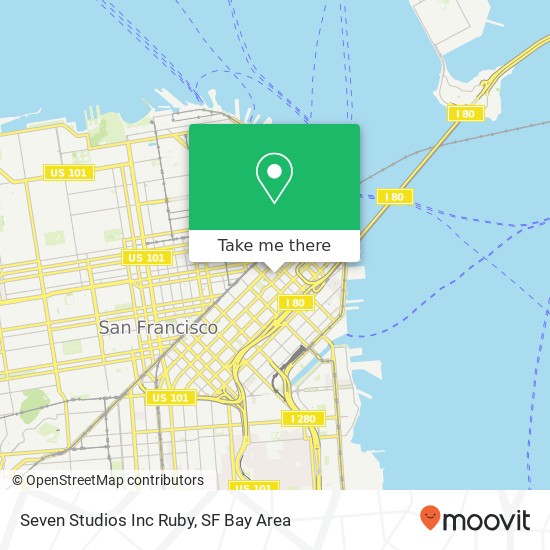 Mapa de Seven Studios Inc Ruby