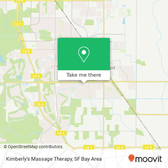 Kimberly's Massage Therapy map