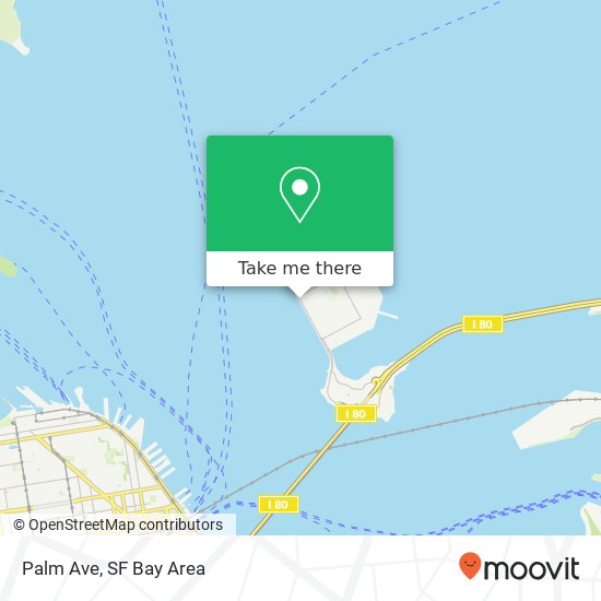 Mapa de Palm Ave