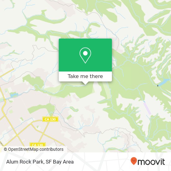 Alum Rock Park map