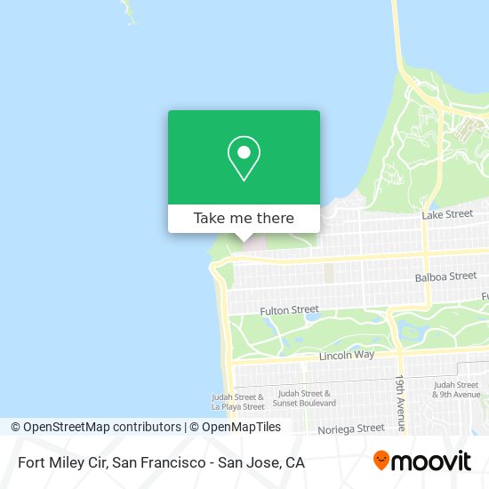 Mapa de Fort Miley Cir