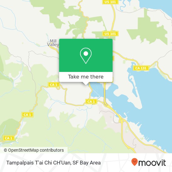 Mapa de Tampalpais T'ai Chi CH'Uan