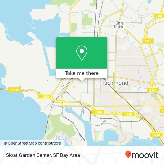 Sloat Garden Center map