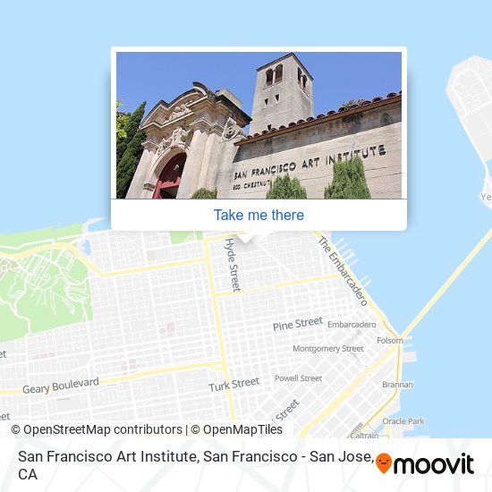 San Francisco Art Institute map