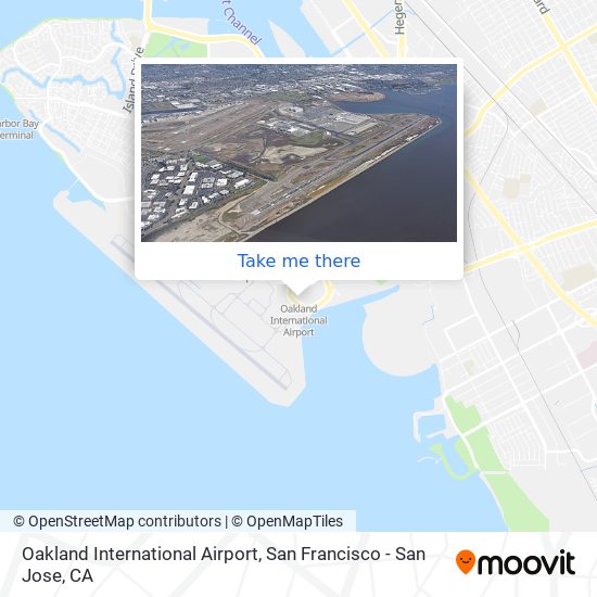 Mapa de Oakland International Airport