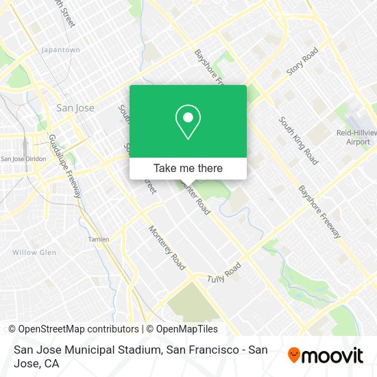 San Jose Municipal Stadium map