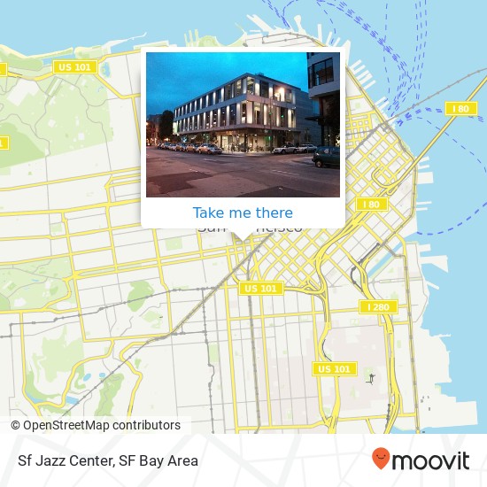 Sf Jazz Center map