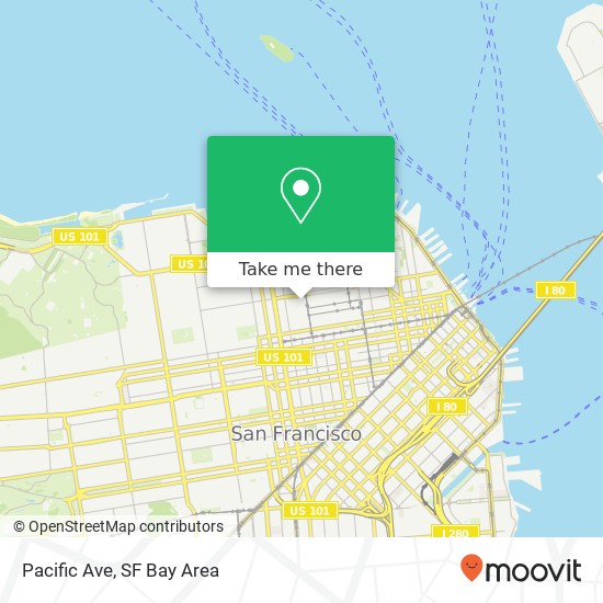 Mapa de Pacific Ave
