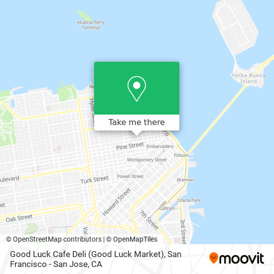 Mapa de Good Luck Cafe Deli (Good Luck Market)