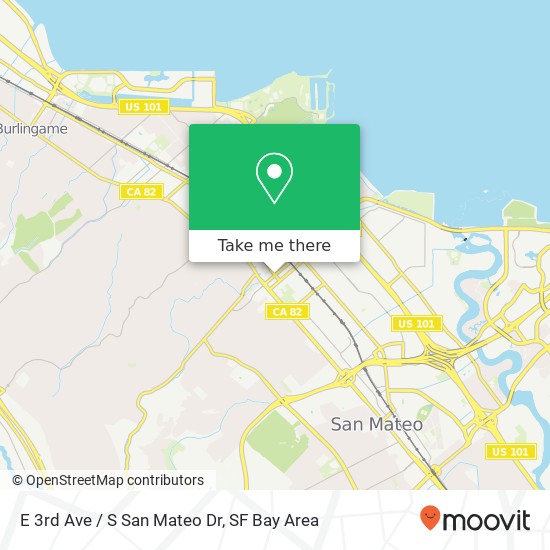 E 3rd Ave / S San Mateo Dr map
