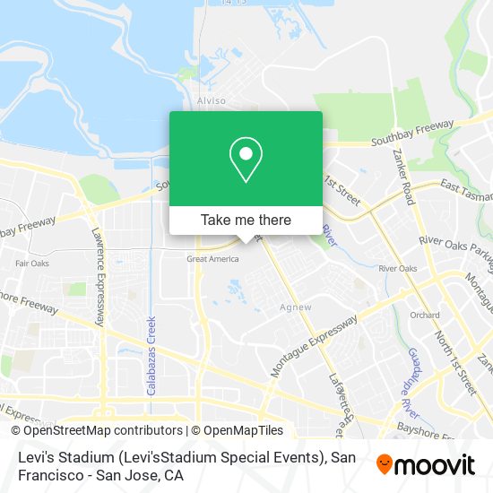 Mapa de Levi's Stadium (Levi'sStadium Special Events)