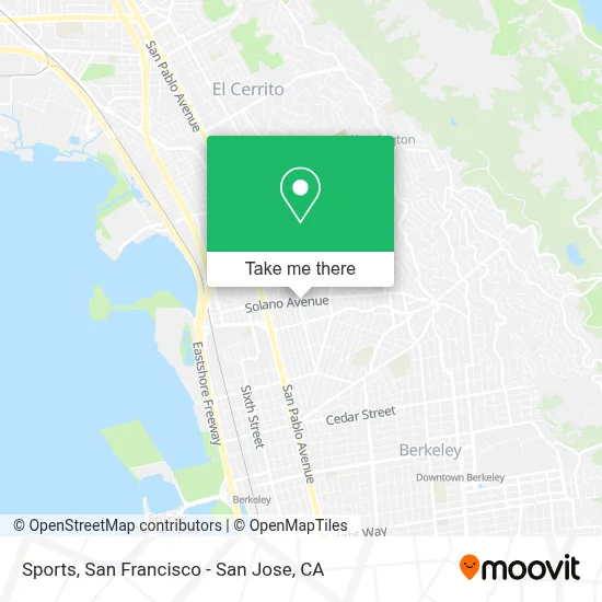 Sports map