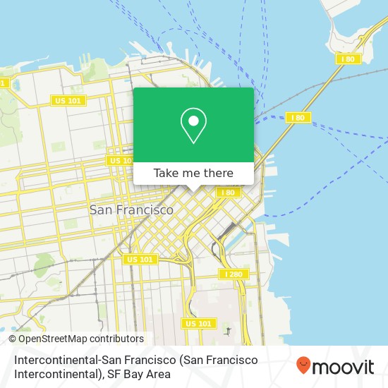 Intercontinental-San Francisco map