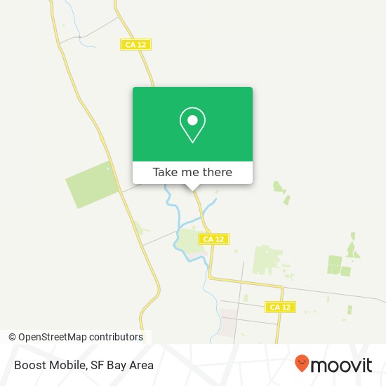 Mapa de Boost Mobile