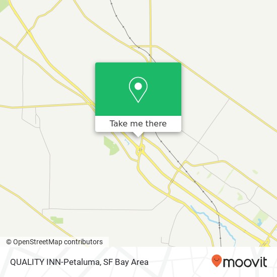 QUALITY INN-Petaluma map