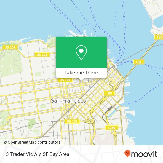 Mapa de 3 Trader Vic Aly
