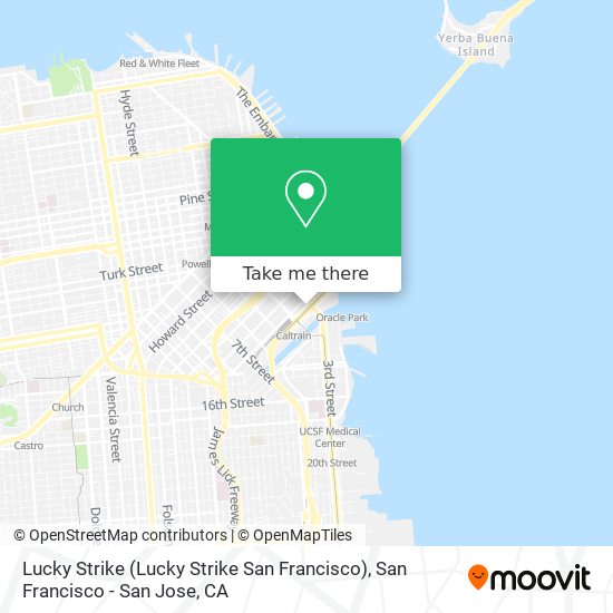 Lucky Strike (Lucky Strike San Francisco) map