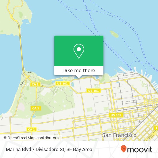 Marina Blvd / Divisadero St map