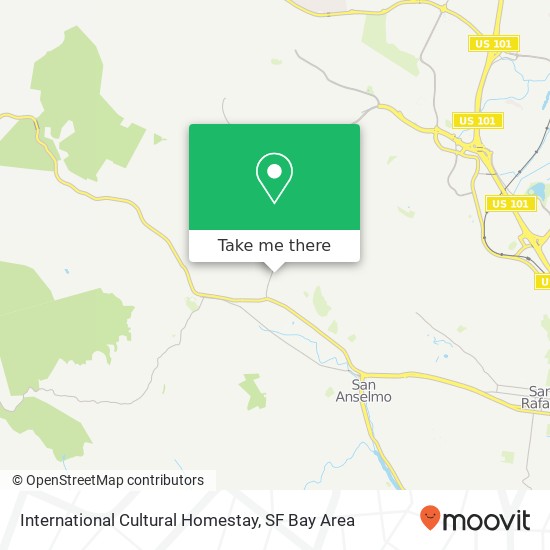 International Cultural Homestay map