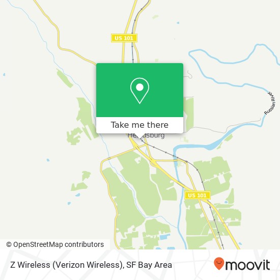 Z Wireless (Verizon Wireless) map