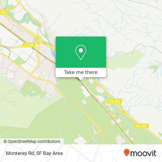 Monterey Rd map