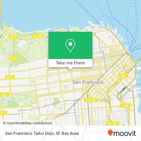 San Francisco Taiko Dojo map