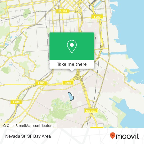 Mapa de Nevada St