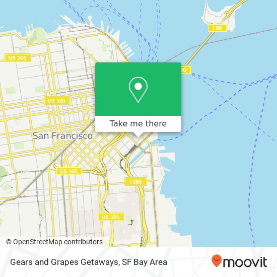 Mapa de Gears and Grapes Getaways