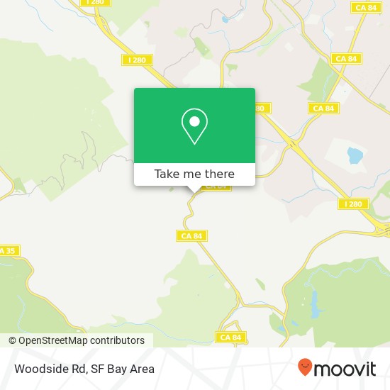 Woodside Rd map