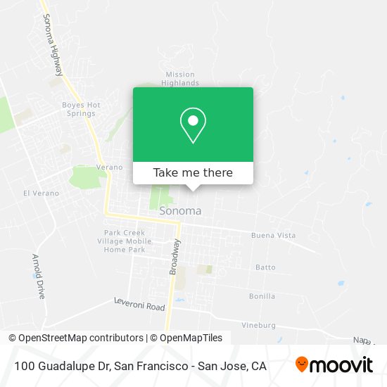 100 Guadalupe Dr map