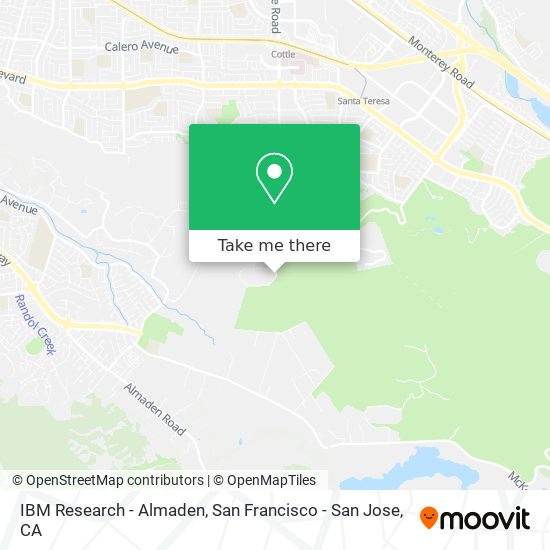 IBM Research - Almaden map