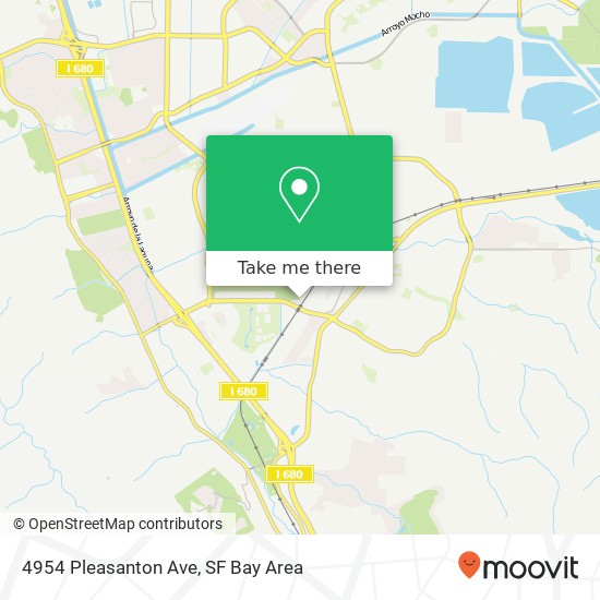 4954 Pleasanton Ave map