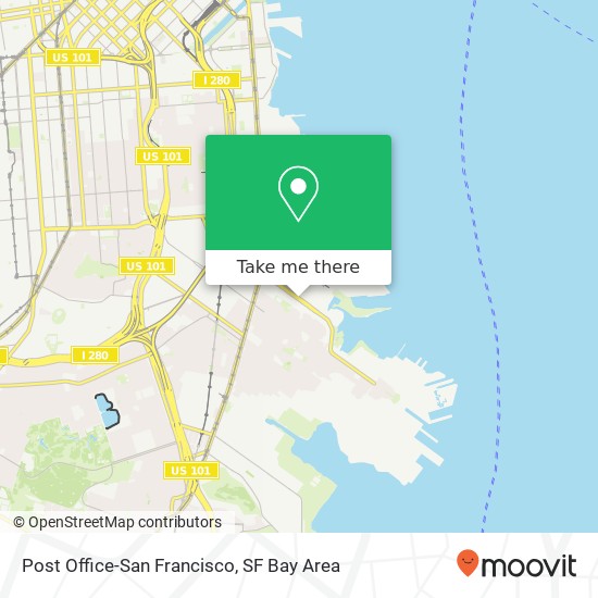 Post Office-San Francisco map